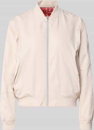 Frieda & Freddies Regular Fit Bomberjacke mit Stehkragen Modell Brooklyn in Ecru, Gr&ouml;&szlig;e 34