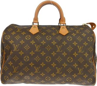 Louis Vuitton Speedy Monogram Canvas Brown Canvas Handbag (Pre-Owned)