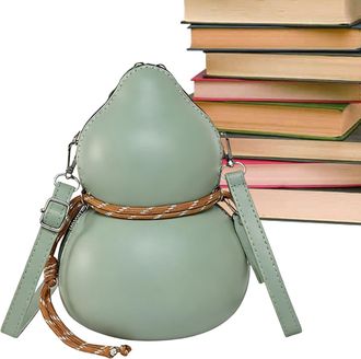 Generic Shoulder Bag, PU Leather Calabash Handbag, Vintage Style Sling Purse, Lightweight Durable Material, Everyday Accessory Functional Design, School Gym T