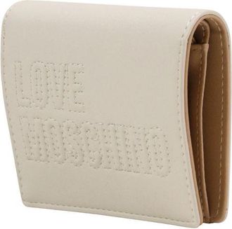 Love Moschino Womens Beige Polyethylene Wallet