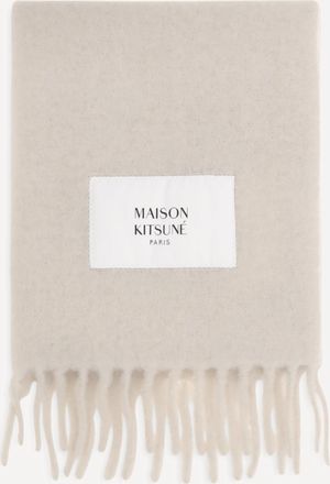 Maison Kitsun&eacute; Baby alpaca Scarf Male UNI