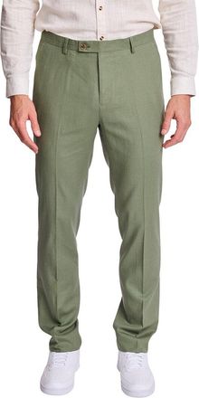 Paisley & Gray Downing Linen-Blend Pant