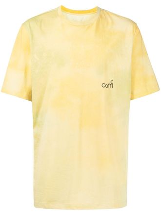 OAMC logo-print cotton T-shirt - men - Cotton - M - Yellow