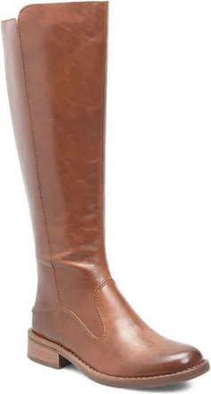 B&oslash;rn Campbell Leather Knee High Boot in Tan Leather at Nordstrom, Size 8.5
