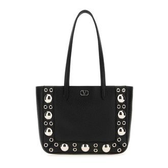 Valentino Garavani Tote Bags, female, Black, Size: ONE SIZE Mini Tote Nellc&ocirc;te