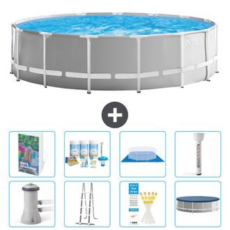 Intex Piscina Prism Frame Redonda - 457x122 Cm - 9-piezas S574