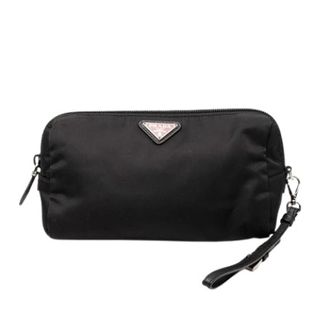 Prada Pre-owned Clutches, female, Black, Size: ONE SIZE Pre-owned Clutch Pouch