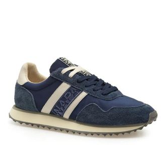 Napapijri Sneakers, male, Blue, Size: 10 US Suede Nylon Sneaker
