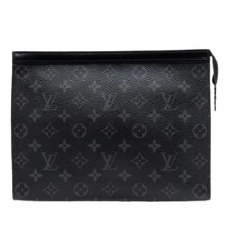 Louis Vuitton Pre-owned Clutches, female, Black, Size: ONE SIZE Pre-owned Monogram Eclipse Clutch