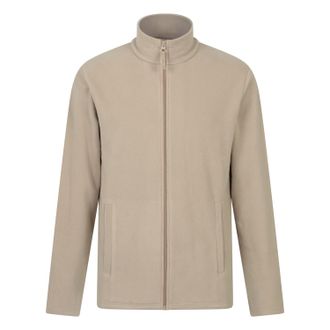 Mountain Warehouse Heren Raso Full Zip Fleece Top (Gebroken wit)