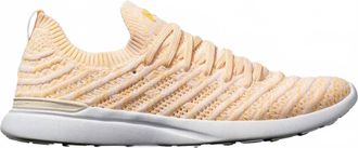 Athletic Propulsion Labs Womens Techloom Wave Athletic Sneakers In Pristine/marigold/melange