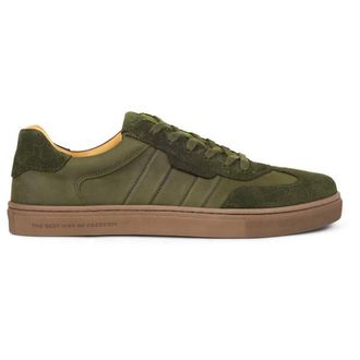 Koel Helio Suede Barfussschuhe f&uuml;r Herren | oliv