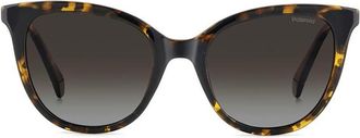 Polaroid PLD 4184/S/X Polarized 086/LA Womens Sunglasses Tortoiseshell Size 52