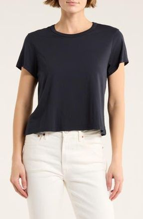 Buck Mason Pima Boxy Crewneck T-Shirt in Dark Navy at Nordstrom Rack, Size X-Small