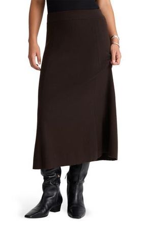 Madewell Merino Wool Blend Maxi Skirt in Molasses at Nordstrom Rack, Size Xx-Small