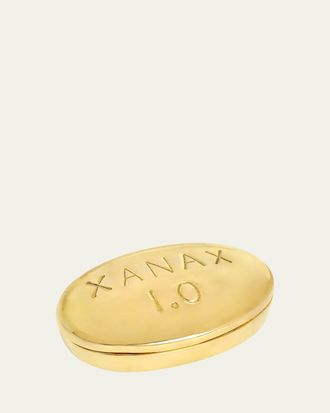 Jonathan Adler Xanax Brass Pill Box