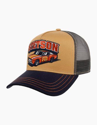 Stetson Mens Stetson Trucker Cap - Muscle Car Navy Ochre