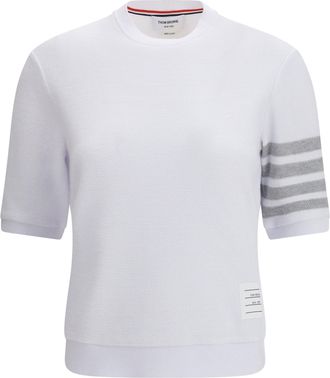 Thom Browne Womens T-Shirt Cotton White T-Shirts & Jerseys