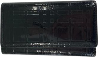 Burberry Pre-owned Wallets, male, Black, Size: ONE SIZE Pre-owned Enamel Key Case