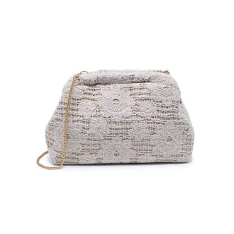 Urban Expression Womens Ophelia Clutch In Ivory