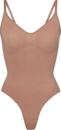 SKIMS Body senza cuciture effetto modellante - - Tops - Donna - Beige - S