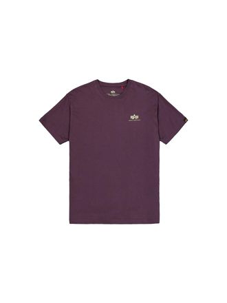 Alpha Industries T-Shirt ALPHA INDUSTRIES Basic T-Shirt SL, Herren, Gr. XXL, lila (plum), Obermaterial: 100% Baumwolle, Shirts T-Shirt