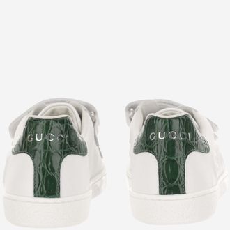 Gucci Boys Sneakers Ace White Leather Trainers