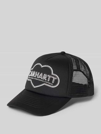 Carhartt Work in Progress Trucker Cap mit Logo-Print Modell Cloud Heart in Black, Gr&ouml;&szlig;e 1
