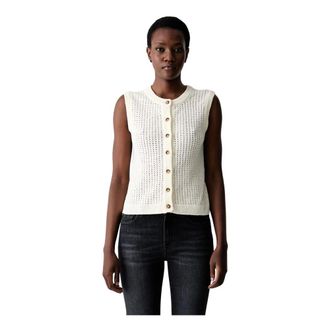 Marc O'Polo Chaleco de punto sin mangas - Jackets - Mujer - Beige - XS