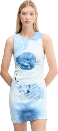Desigual Abito Fotoazul - - Dresses - Donna - Multicolore - L
