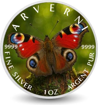 OEM Moneda De Plata Fina De 1 Oz De Ojos Del Bosque