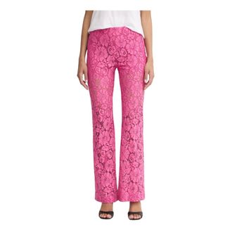 Pinko Pinko, Broeken, Dames, Roze, L, Katoen, Pinolo Broek