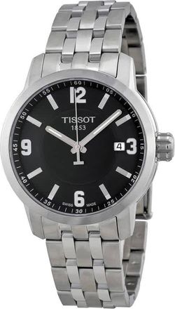 Tissot PRC 200 Quartz Black Dial Mens Watch T0554101105700