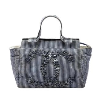Chanel Bolso Tote Vintage Pre-owned - Pre-owned - Mujer - Azul - ONE SIZE
