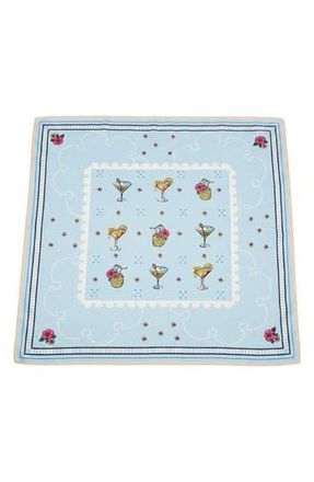 Nicole Miller Cocktail Satin Scarf in Light Blue at Nordstrom Rack