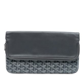 Goyard Pre-owned Womens Goyardine Sainte Marie Mm - Grey Textile - One Size