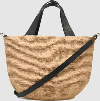 Ibeliv Sac Mirozy Tea & Cuir Noir, Exclusivit&eacute; Lulli