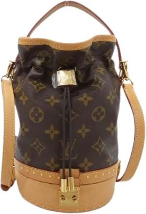 Louis Vuitton Pre-owned Monogram Petit Noe Trunk Schoudertas - Dames - Vintage Tas - Bruin - ONE Size - Vintage
