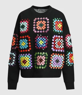 Essentiel Sweatshirt Karnaval Noir Multicolore