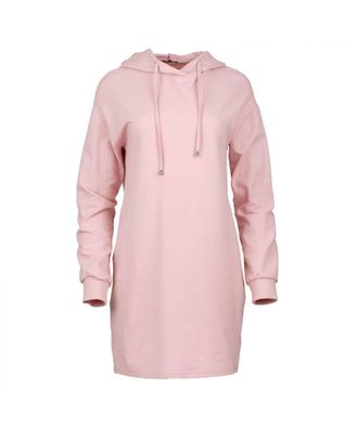 M&oacute;veis Conquista Womens Pink Hooded Mini Dress - Size Medium