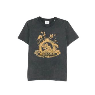 Isabel Marant Zewel T-shirt - Dames - Tops - Grijs - Maat: M