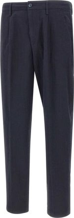 Re-hash Marc-El Broek - Heren - Slim Fit Broeken - Blauw - W33 - Katoen - Broeken