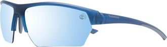 Timberland Blauwe Gepolariseerde Spiegelzonnebril - Heren - Zonnebrillen - Blauw - ONE Size - Accessoires