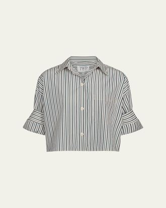 TWP Next Ex Striped Button-Front Shirt