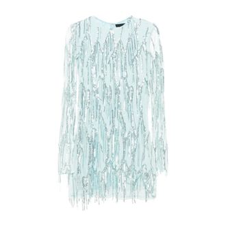 Rotate Abito Mini con Paillettes - - Dresses - Donna - Blu - L