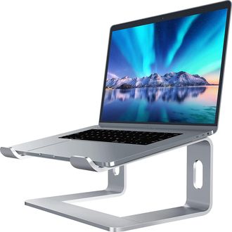 OEM Soporte Para Port&aacute;til, Aluminio, Ergon&oacute;mico, 15 Cm, Ventilado, Escritorio, 10-15,6 Pulgadas