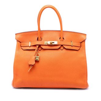Herm&egrave;s Pre-owned Hermes Togo Birkin Retourne 35 Satchel Ladies FVKQLKD0LIKBW1X2