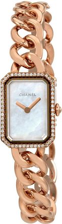 Chanel Pre-owned Chanel Premiere White Mother of Pearl Dial Ladies Watch H4411
