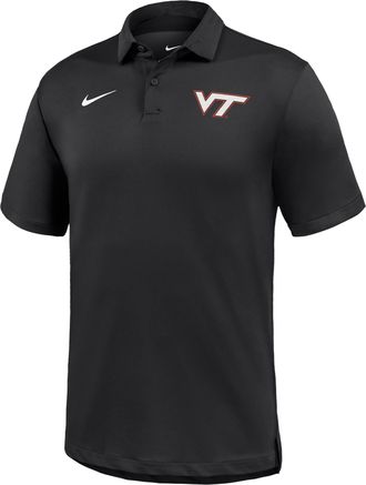 Nike Virginia Tech Tour Nike Mens Dri-FIT College Polo in Black | IV9789-010