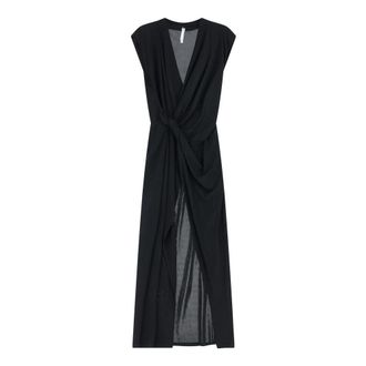 Imperial Maxi Dresses, female, Black, Size: L Abito